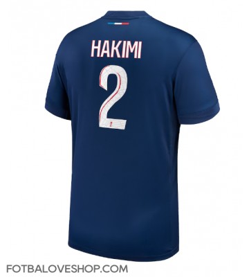 Paris Saint-Germain Achraf Hakimi #2 Domácí Dres 2024-25 Krátký Rukáv